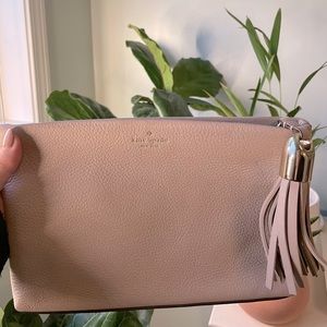 Kate Spade clutch style bag in “almondine (183)”